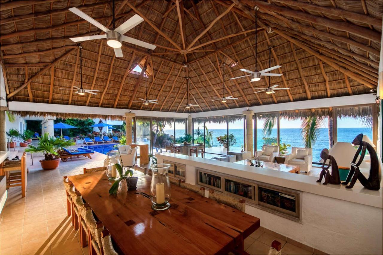 Beachfront Salinas House Пуэрто-Вальярта Экстерьер фото